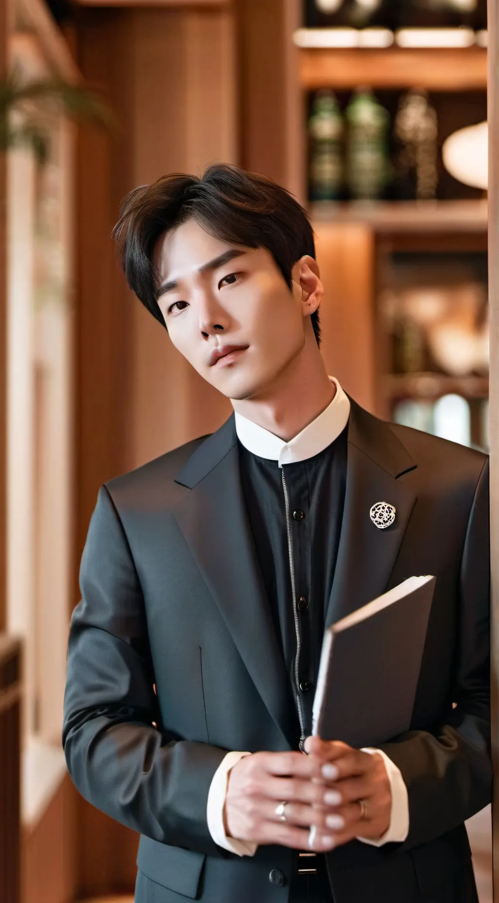 ai character: kim hwang jin  background