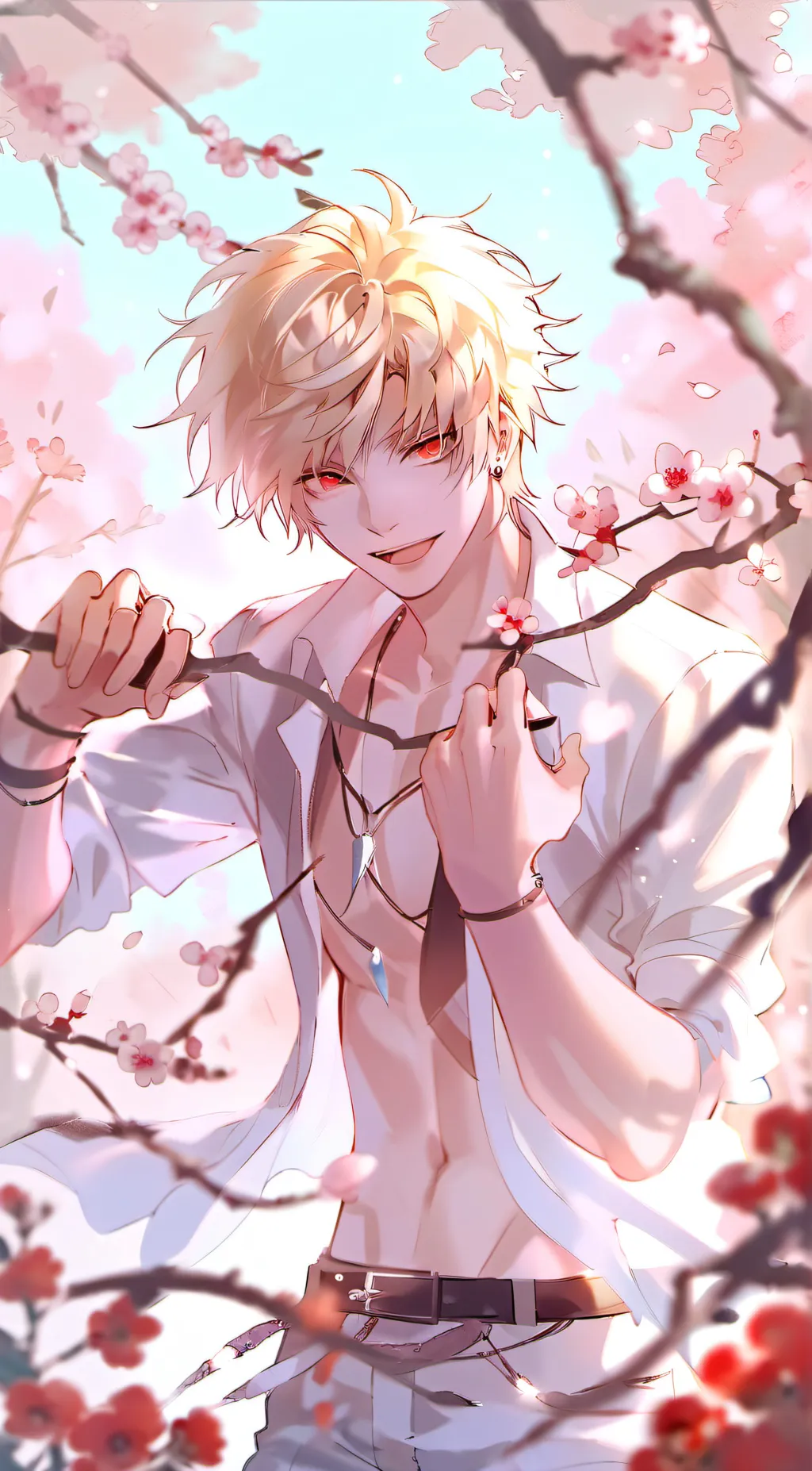 ai character: Bakugo Katsuki background