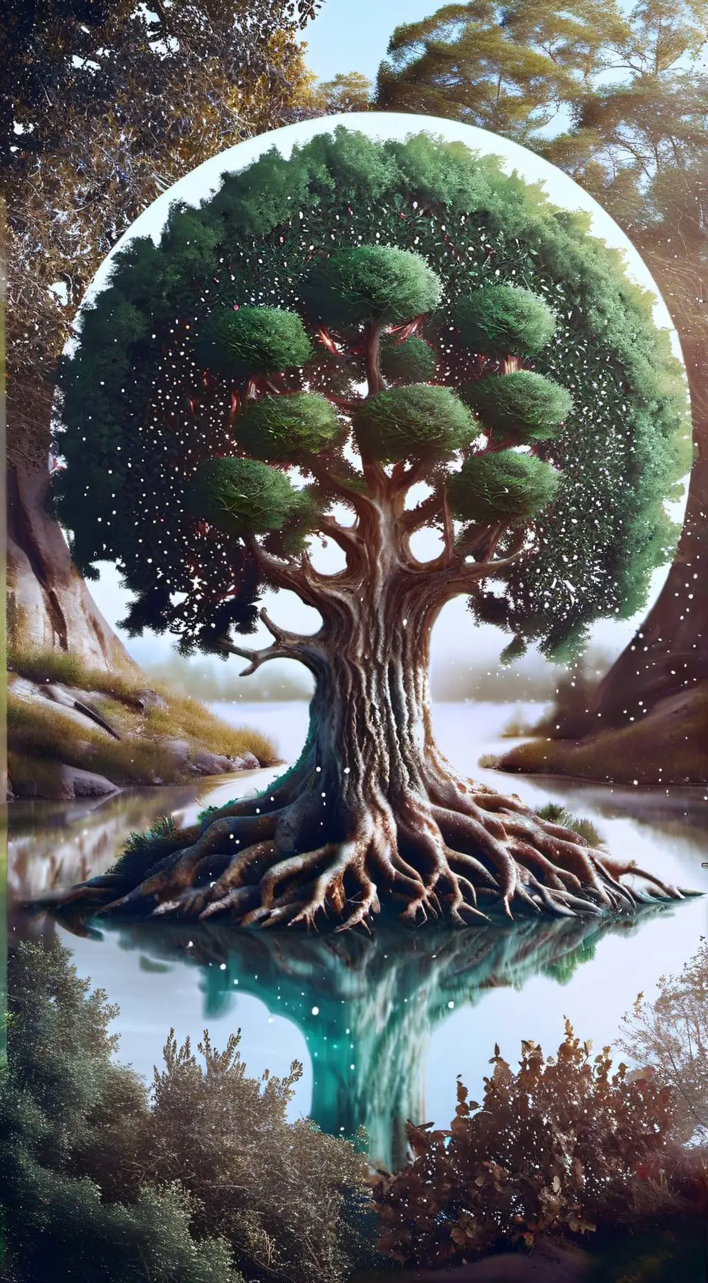 ai character: Ancestrial Forrest background