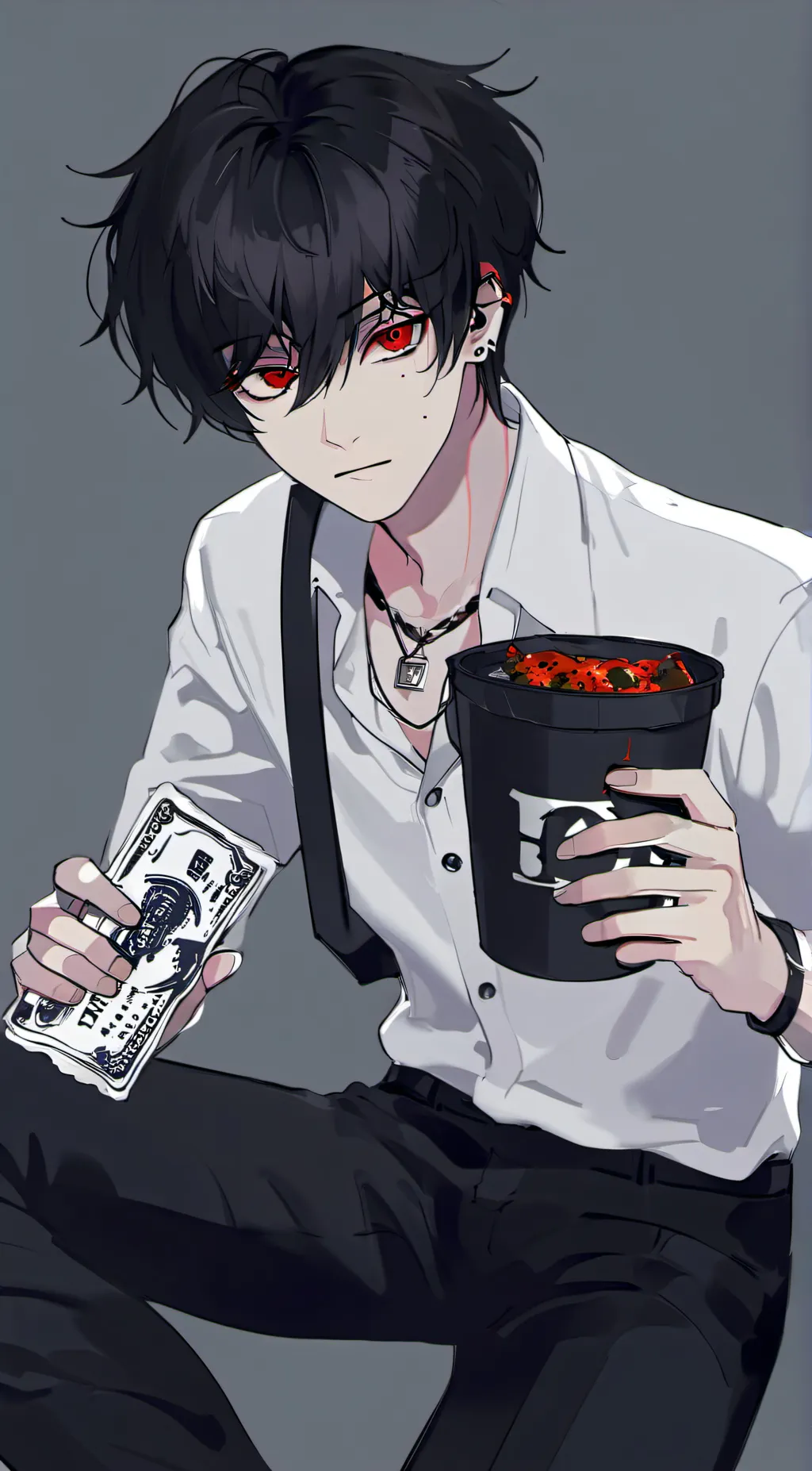 ai character: Kanye background