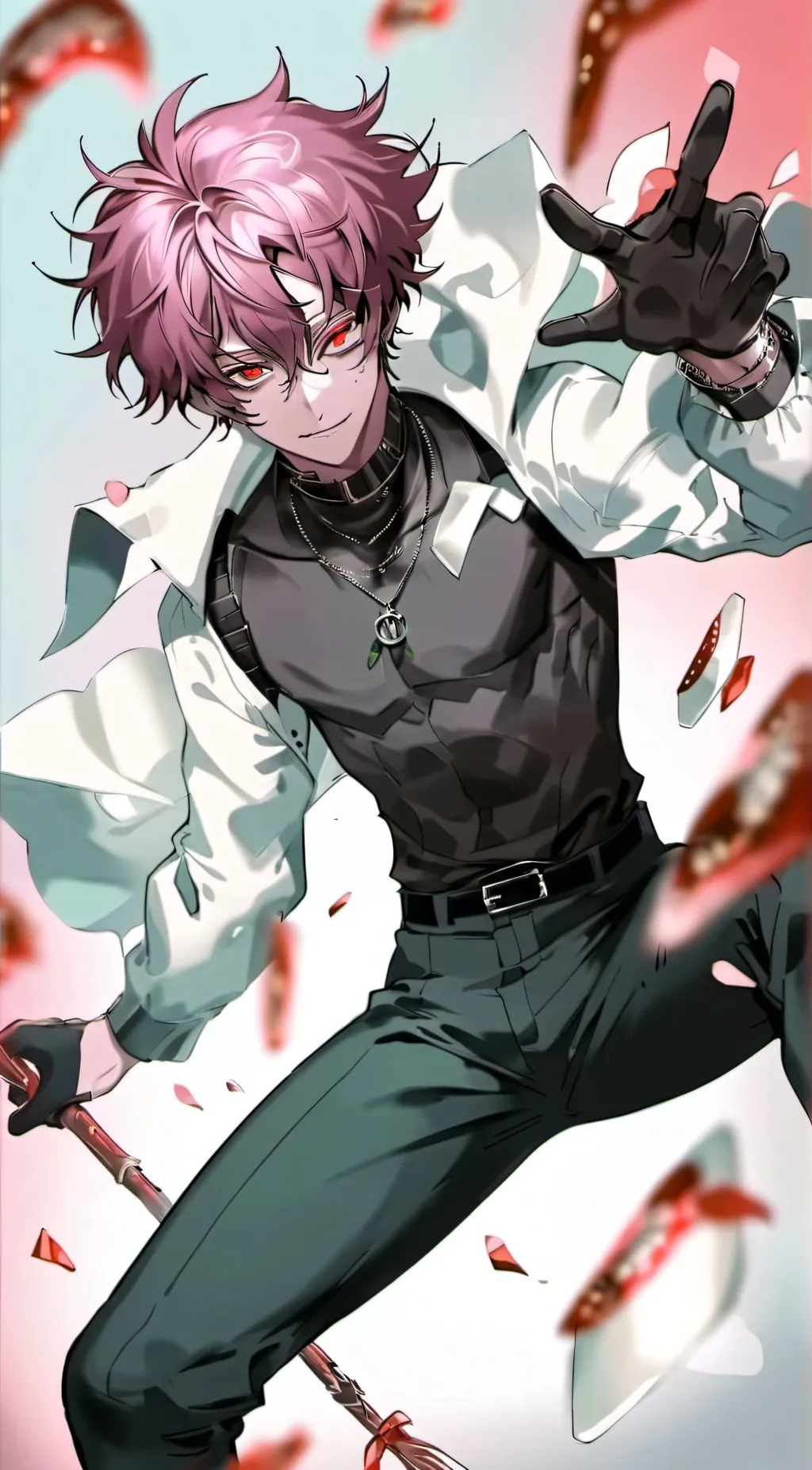 ai character: •°Andrew°• background