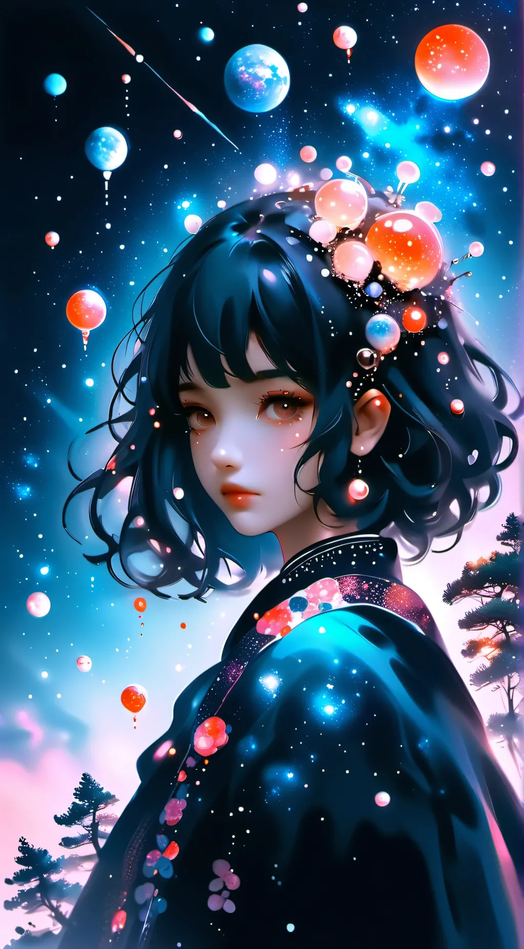 ai character: Elaine Eringal background