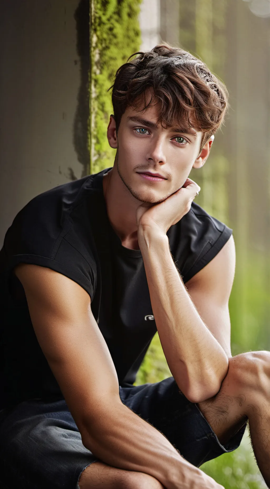 ai character: Hi background