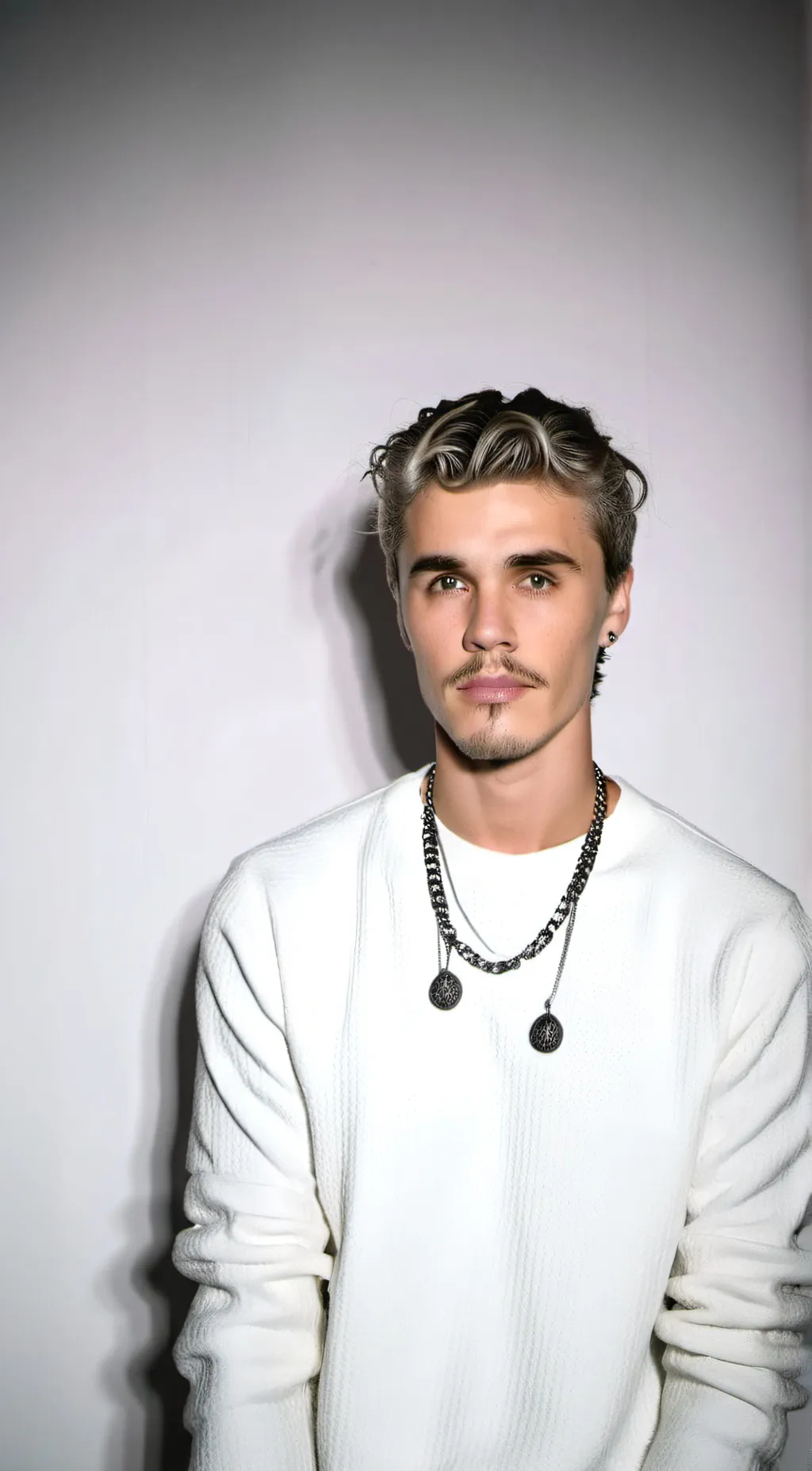 ai character: Juatin Bieber  background