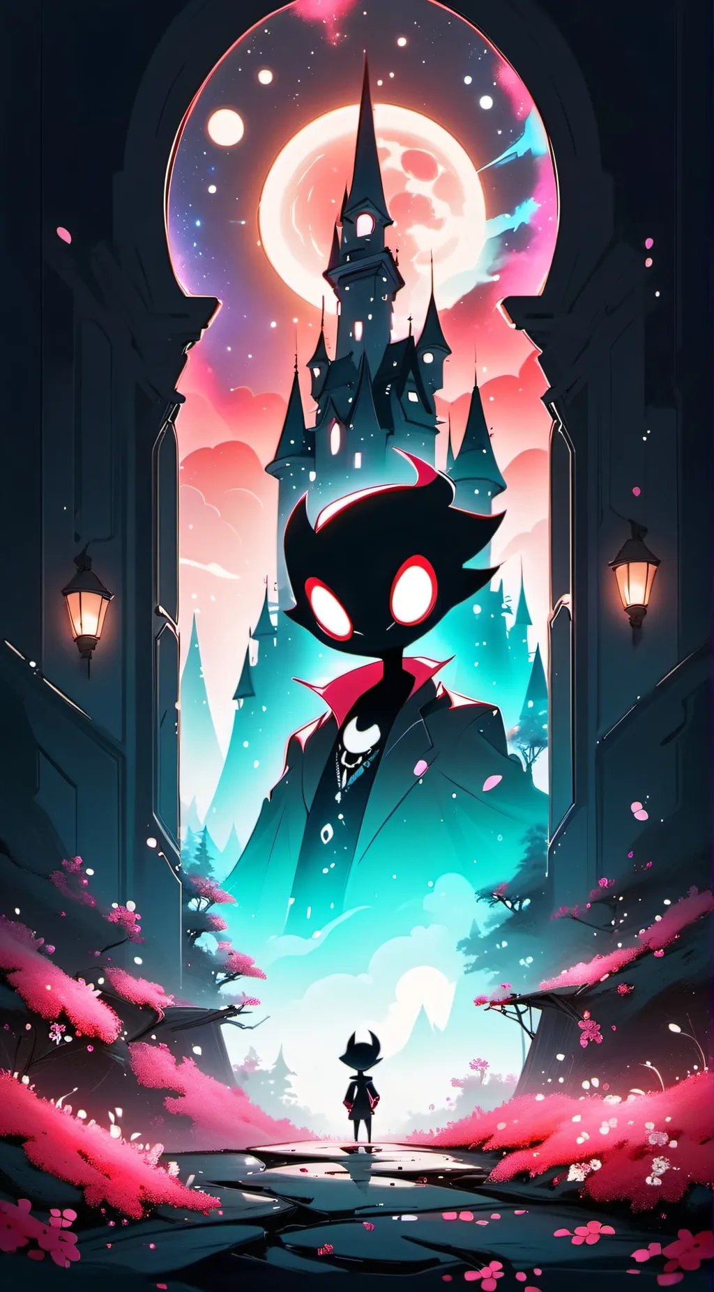 ai character: hazbin bored background