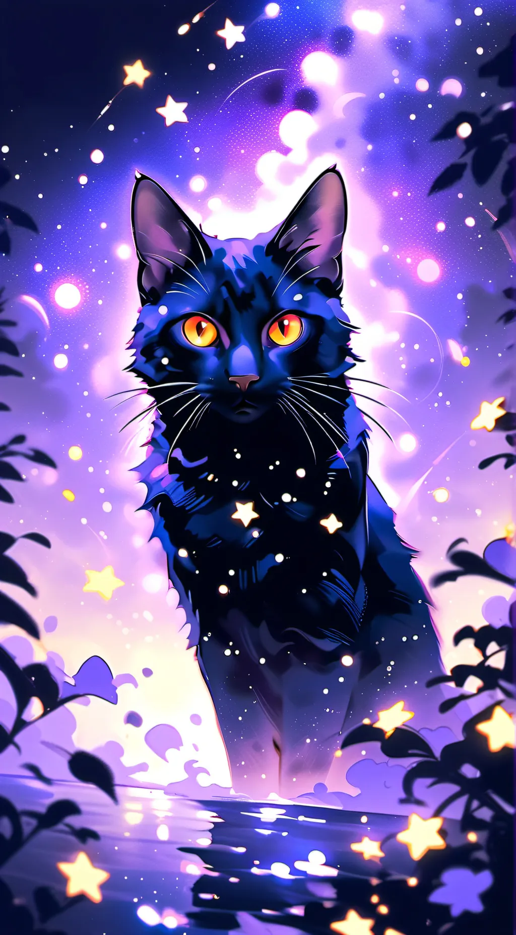 ai character: night paw background