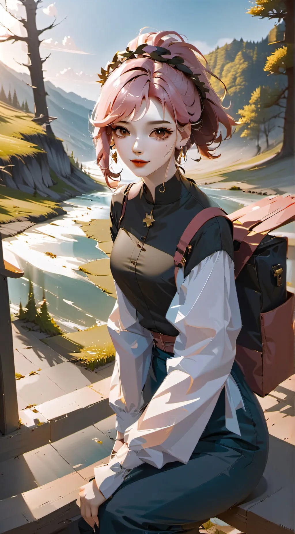 ai character: Lily background