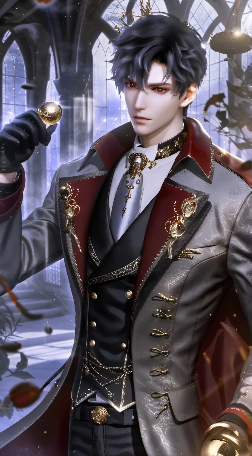 ai character: King Adams background