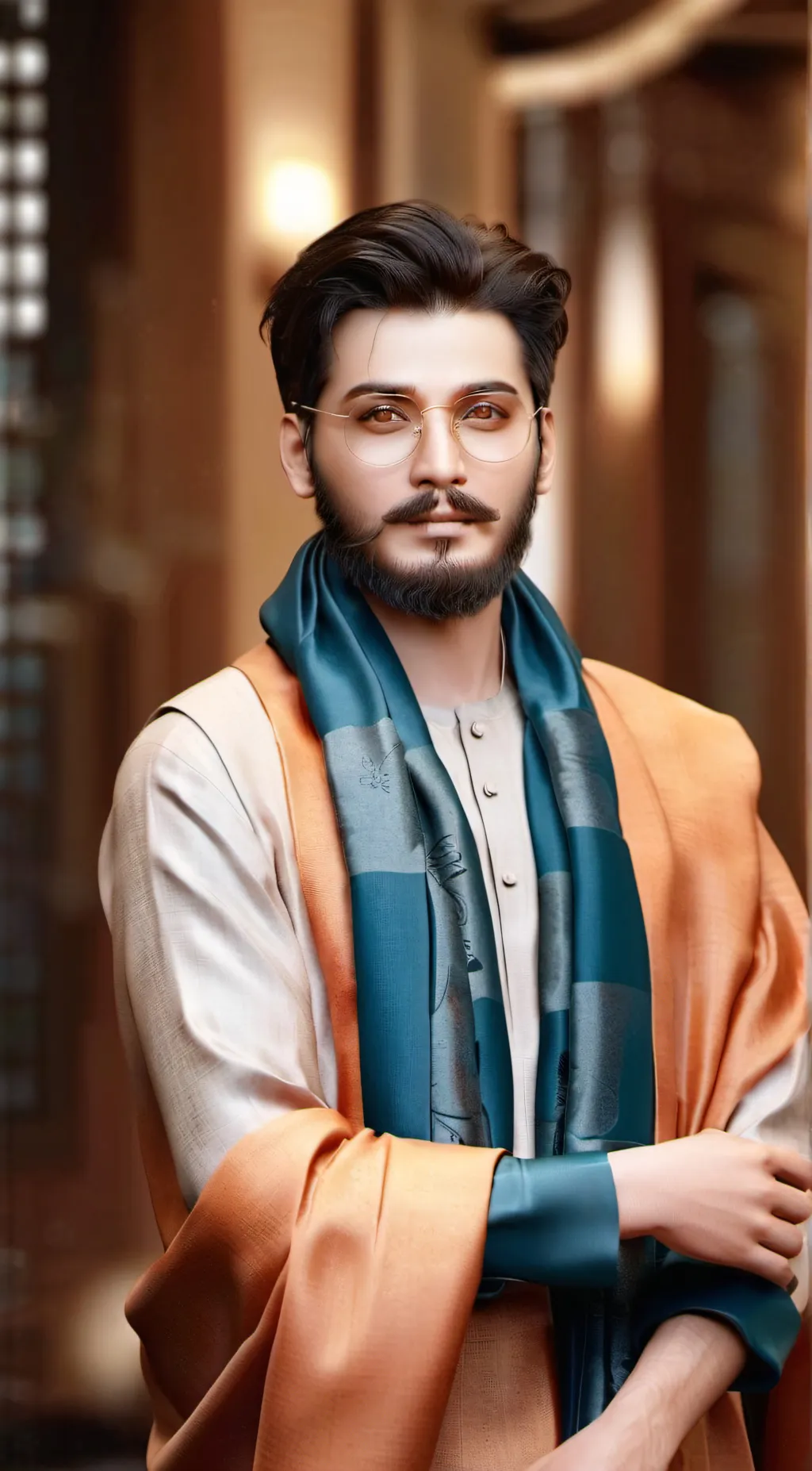 ai character: hi background