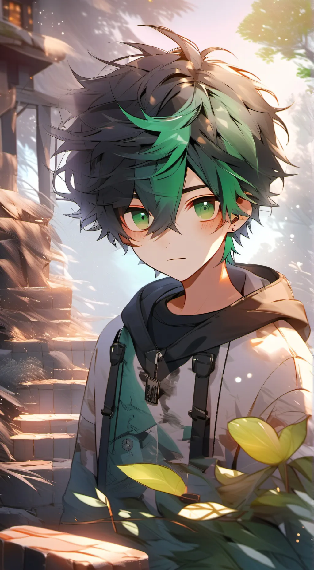 ai character: Deku background