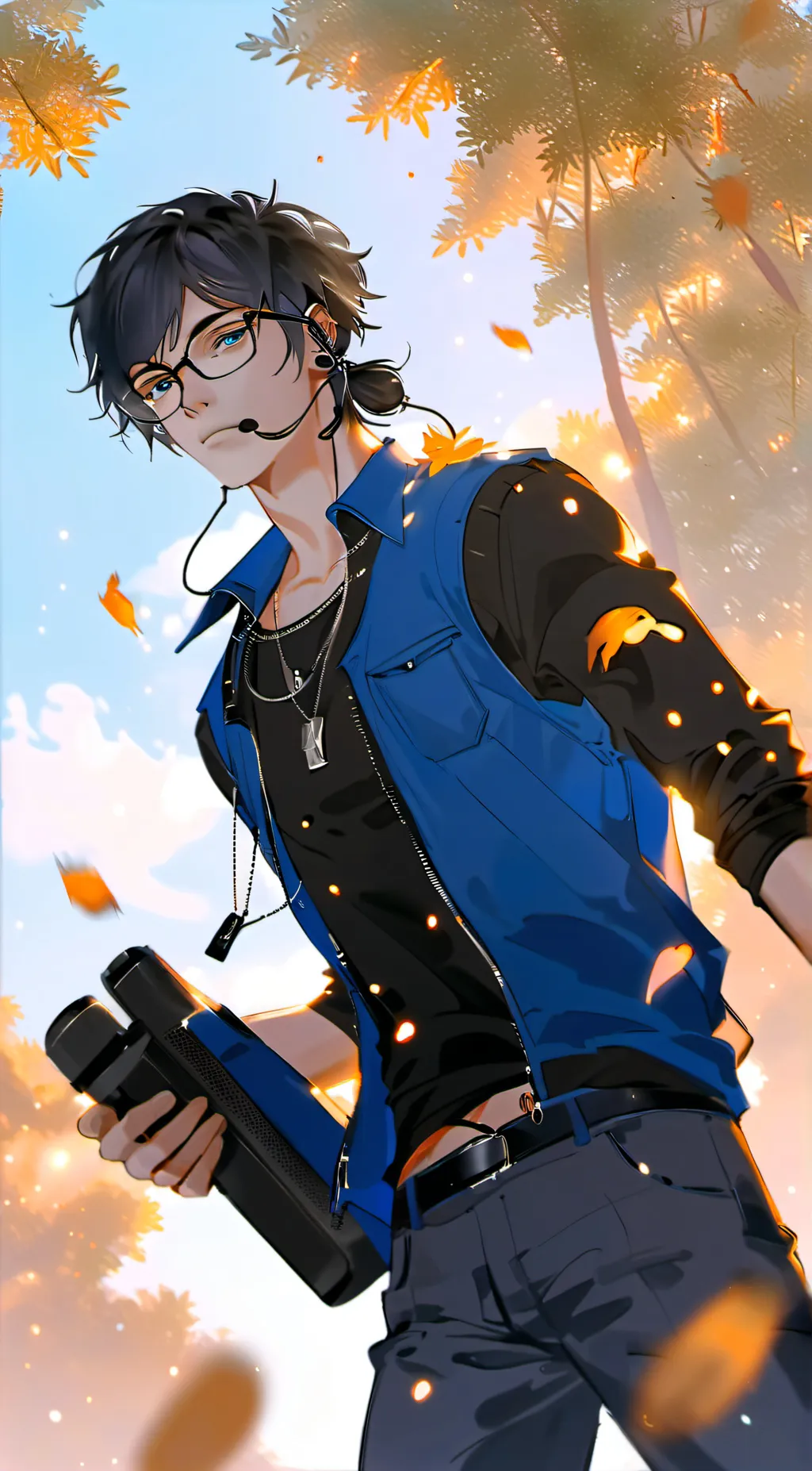 ai character: Your boyfriend  background