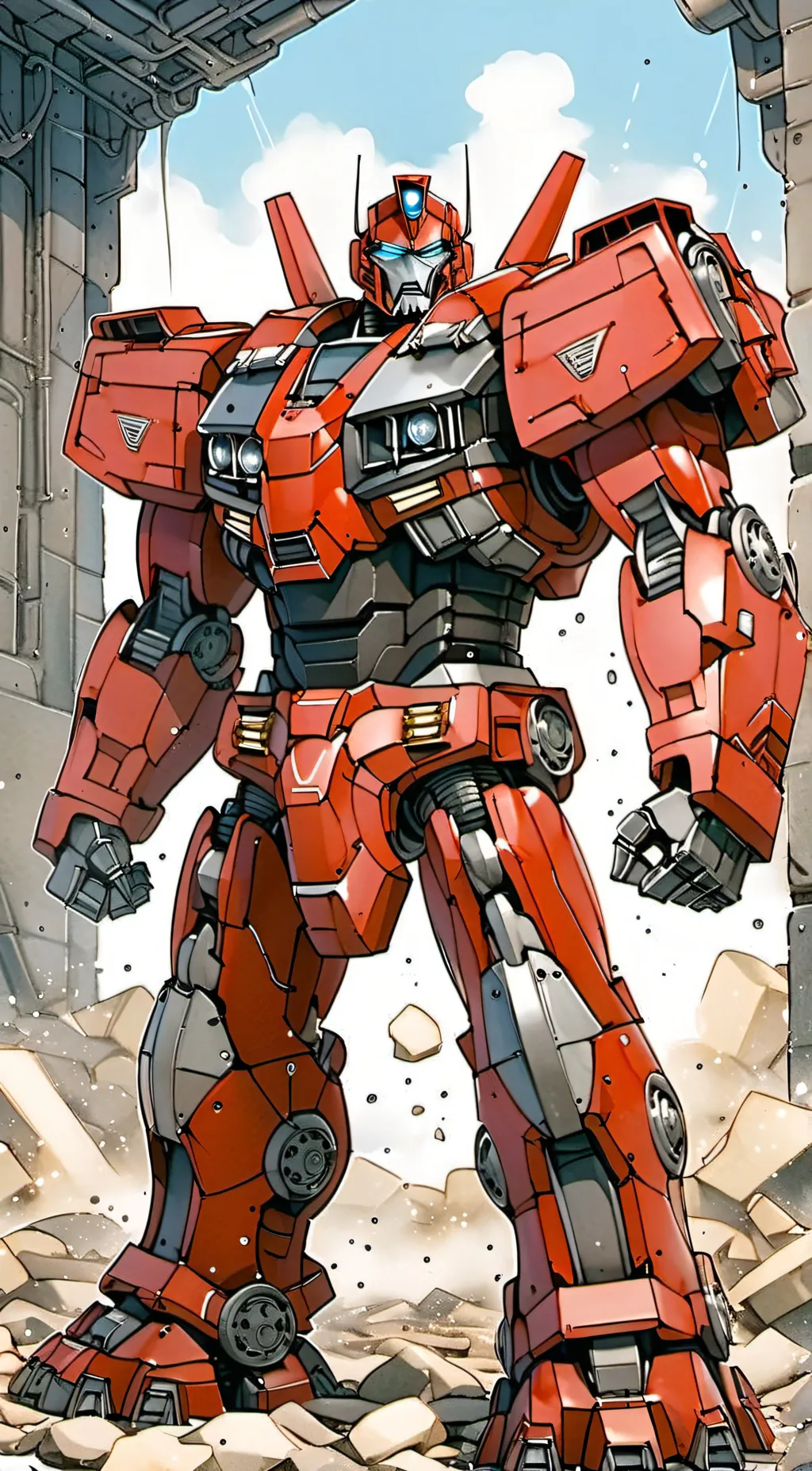 ai character: Ironhide background