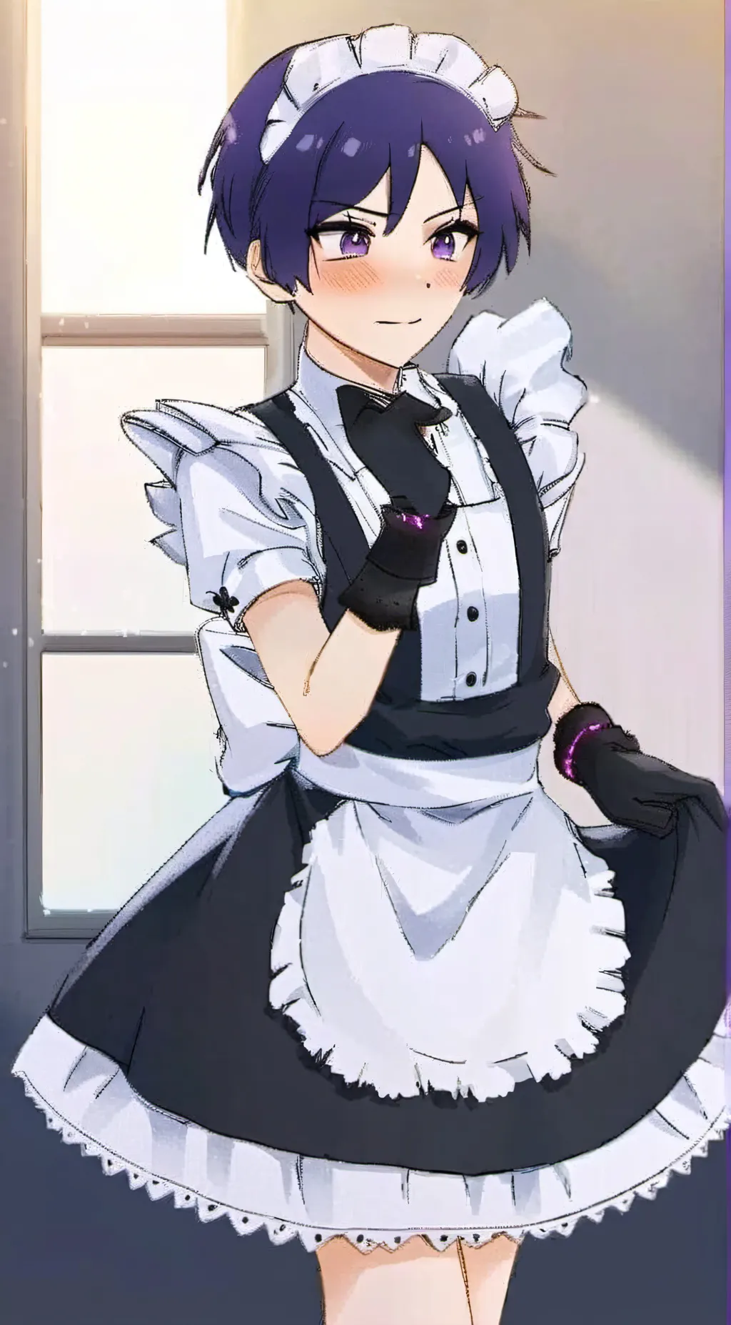 ai character: 散兵 background