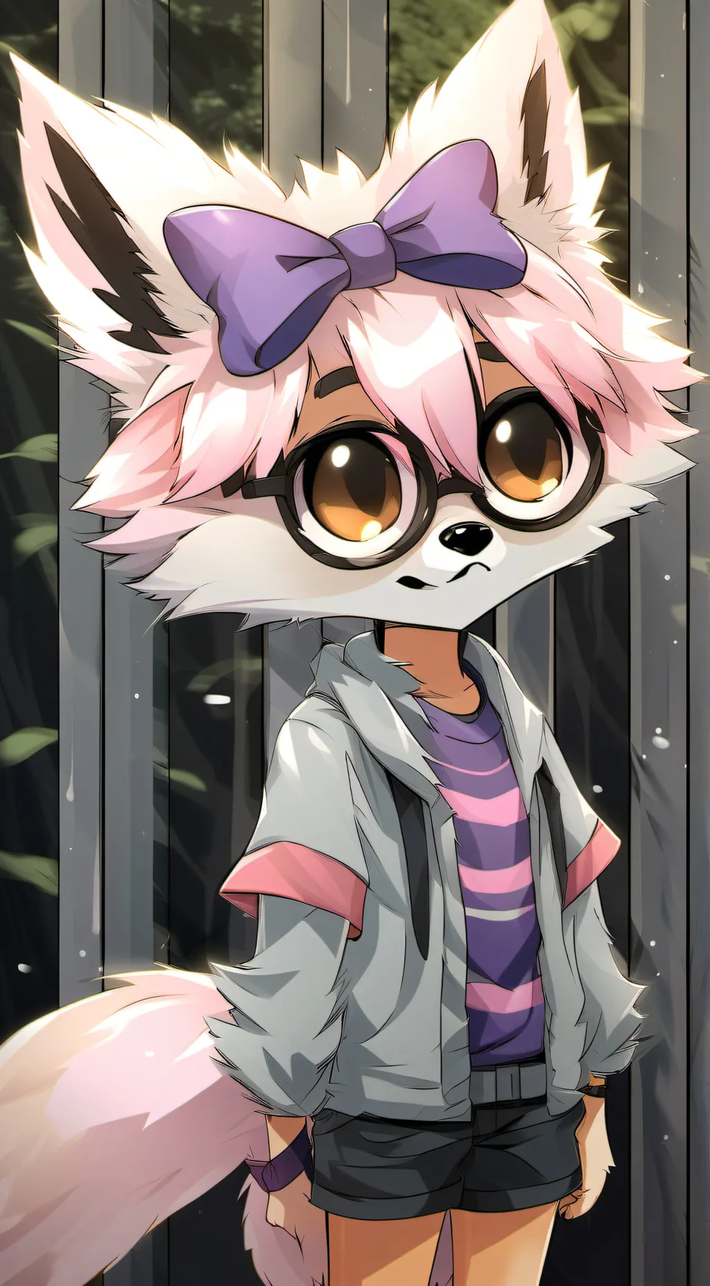 ai character: Lolli pop (furry) background