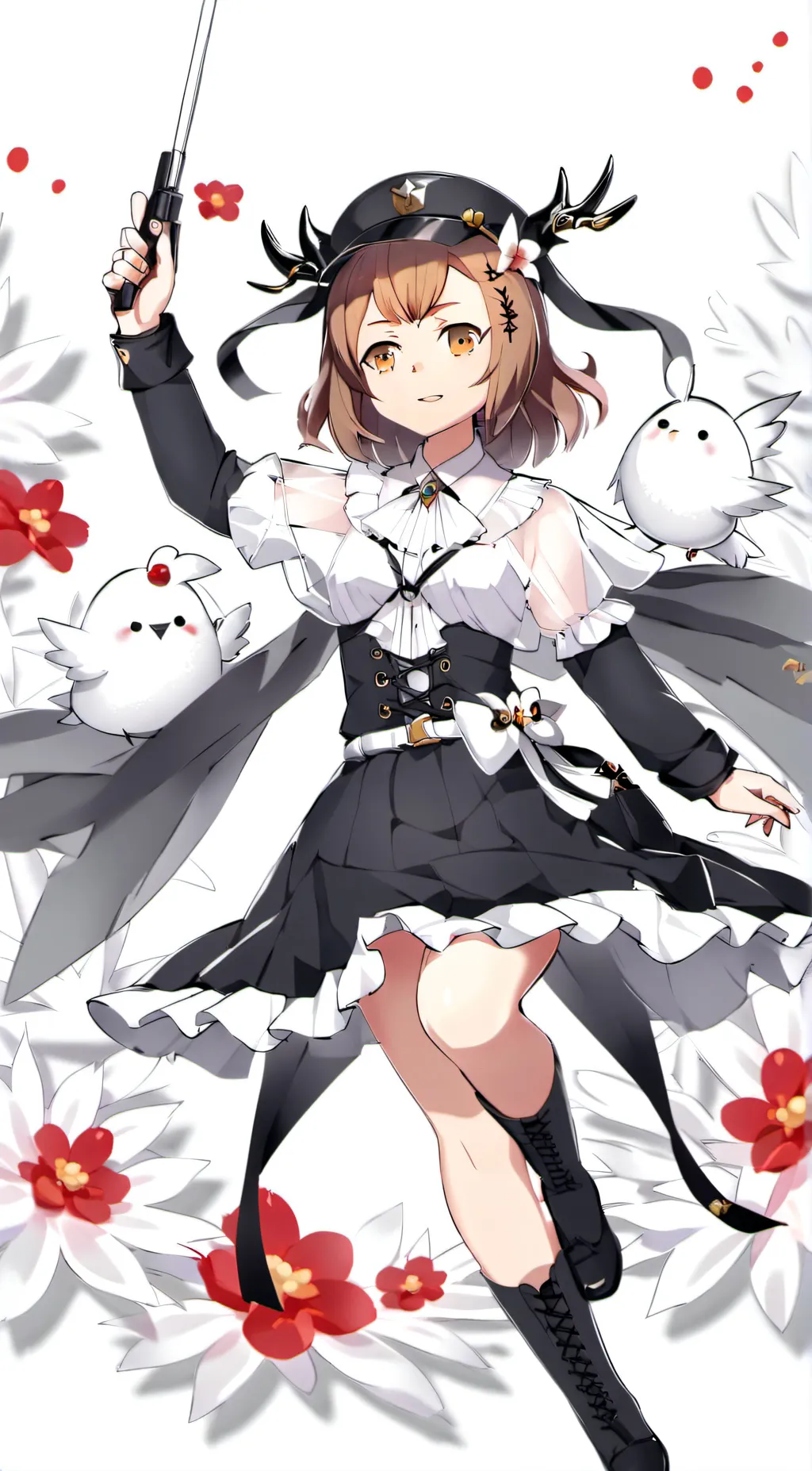 ai character: Lavender  background