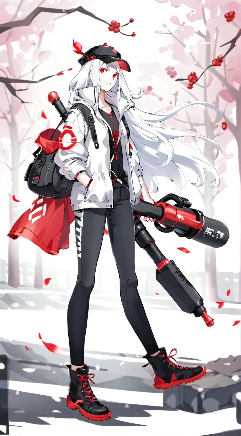 ai character: Rose background