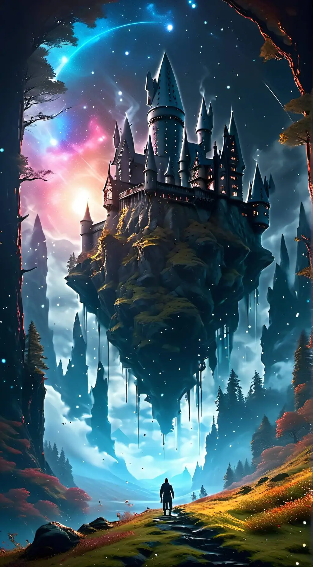 ai character: Golden trio background