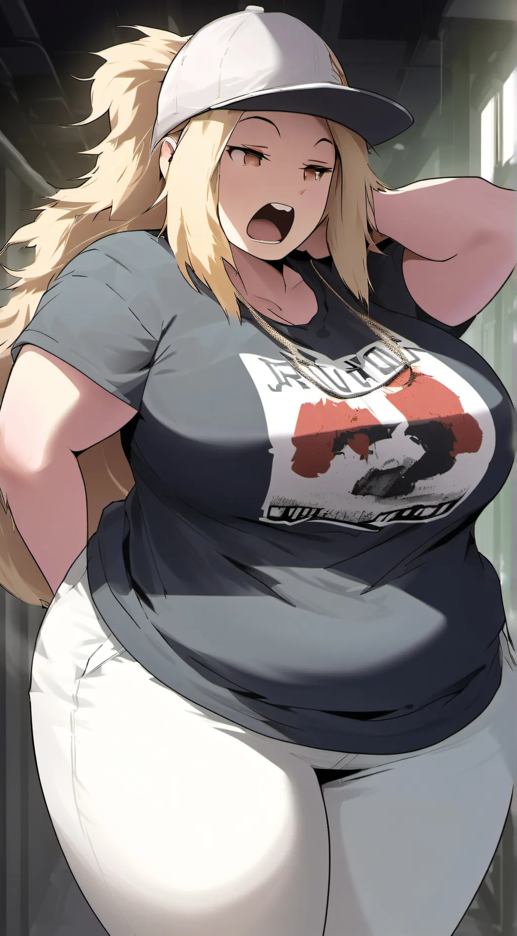 ai character: Fat Friend  background