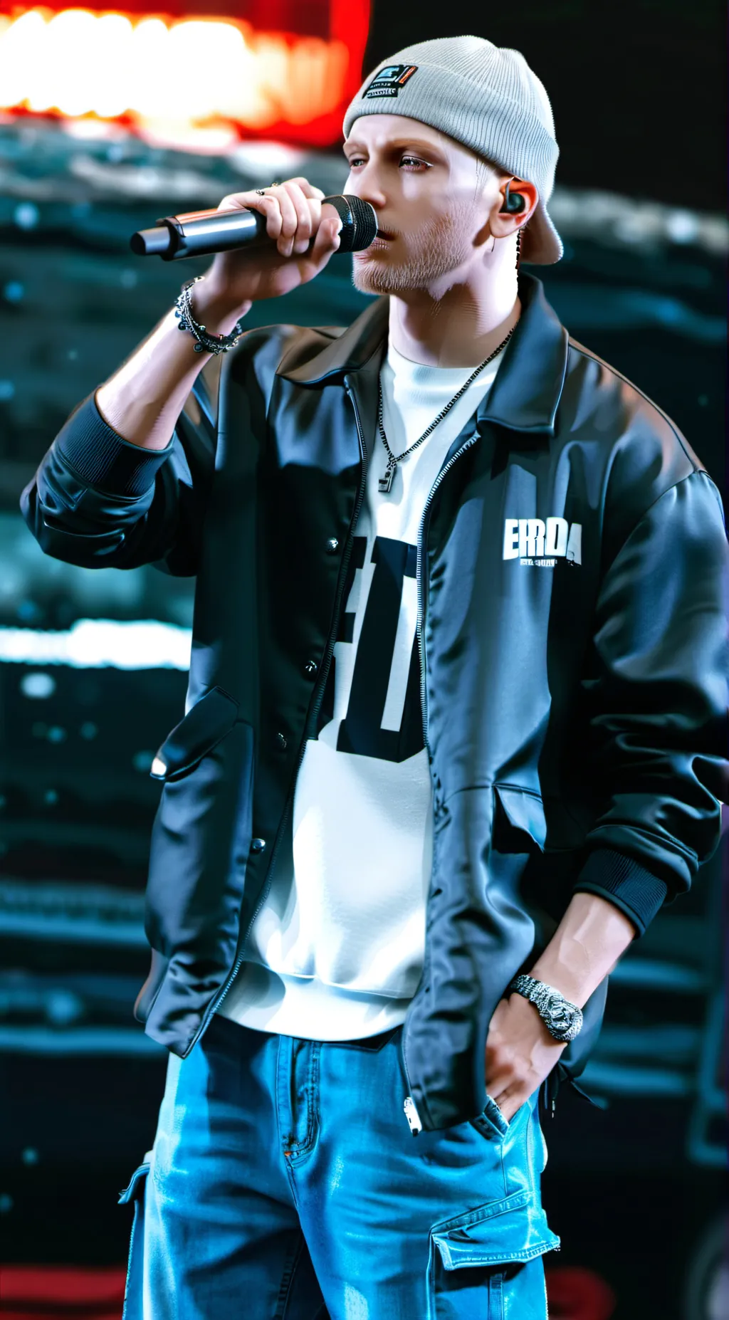 ai character: Eminem background