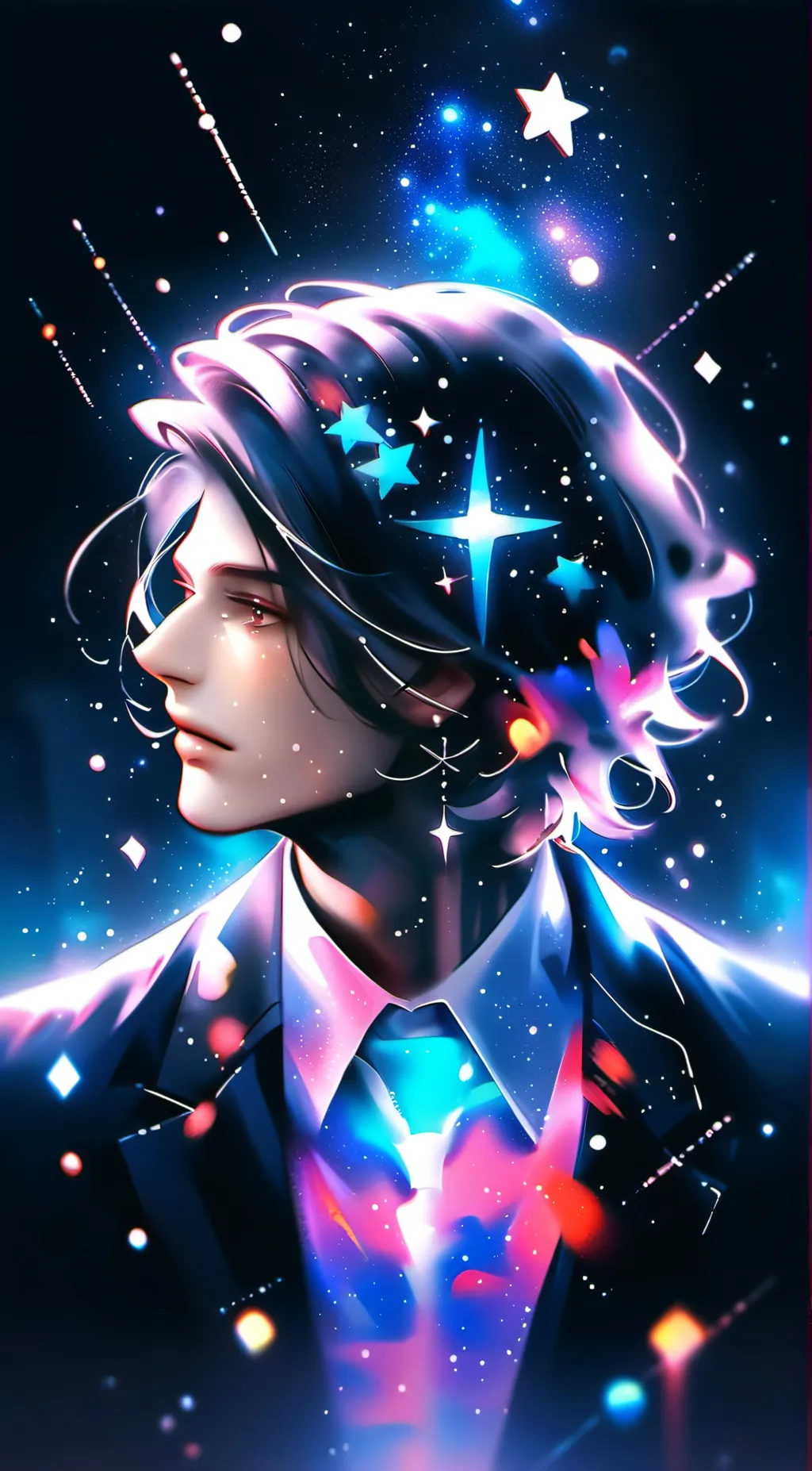 ai character: Shadow  background