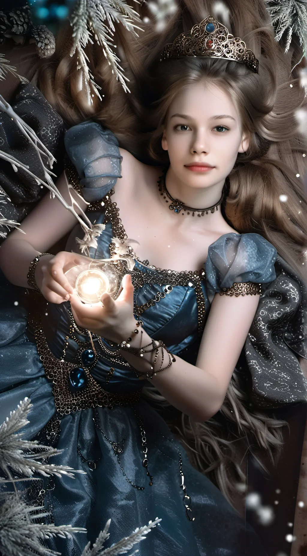 ai character: FRIDA-Y background