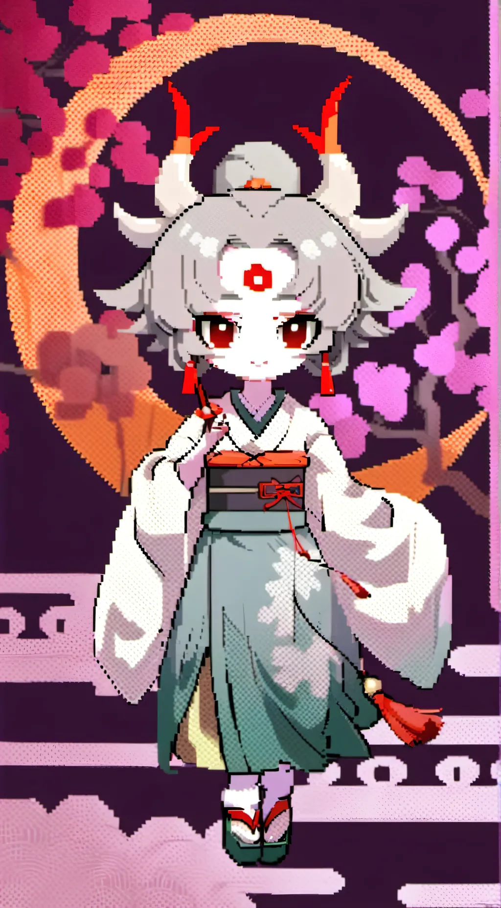 ai character: espy from yokai  background