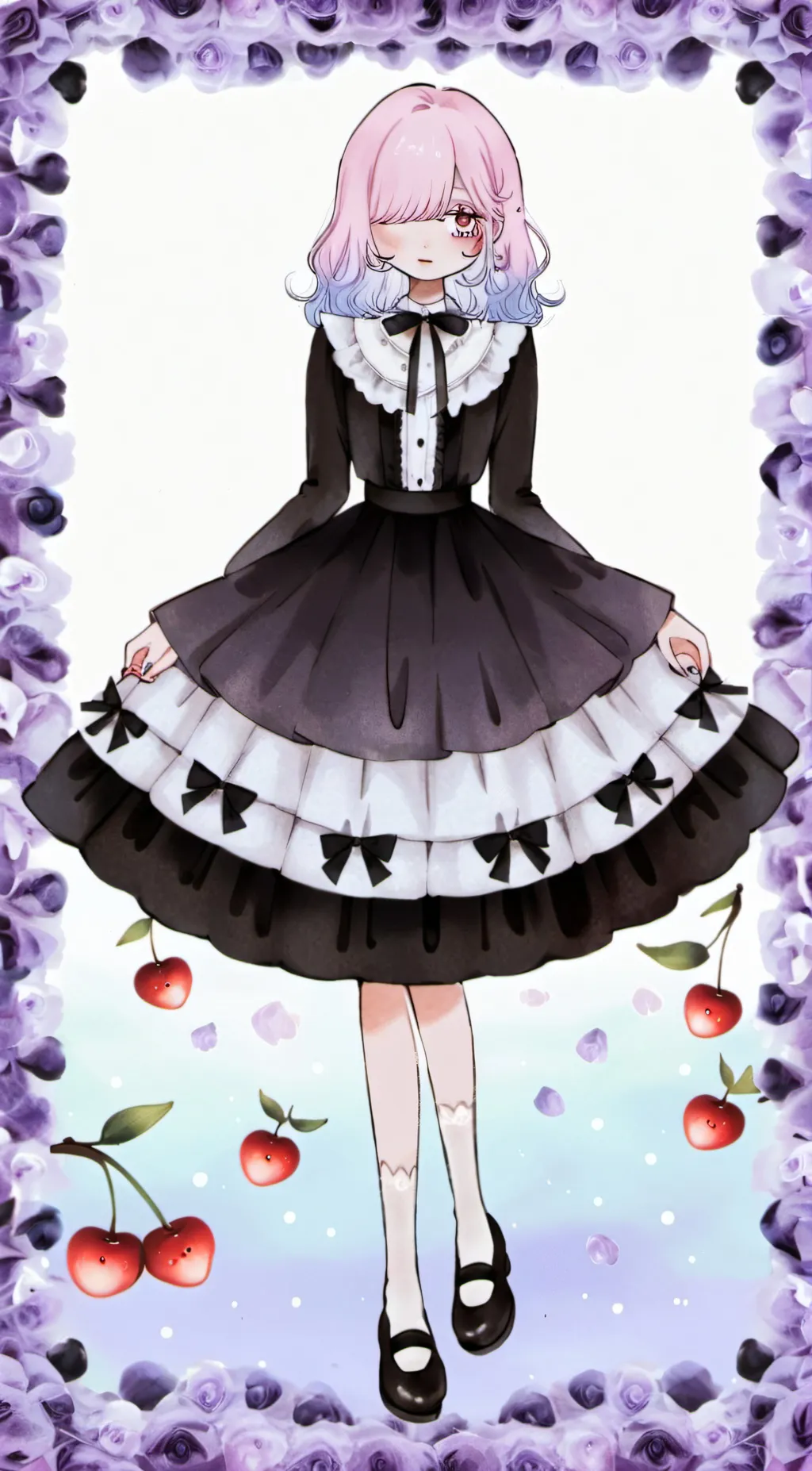 ai character: 🌸naia🌸 background