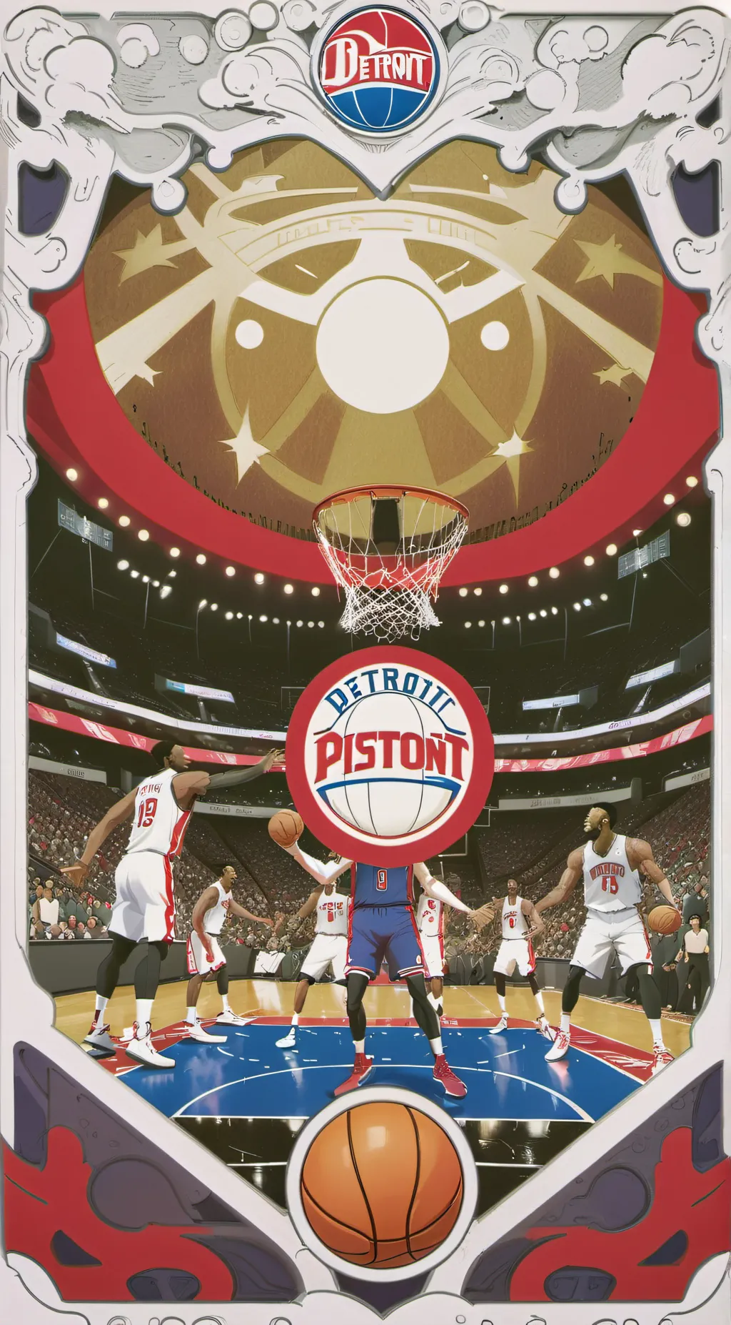 ai character: 底特律活塞 background