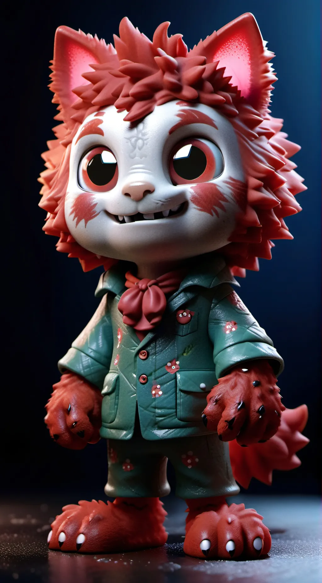 ai character: catcat  background