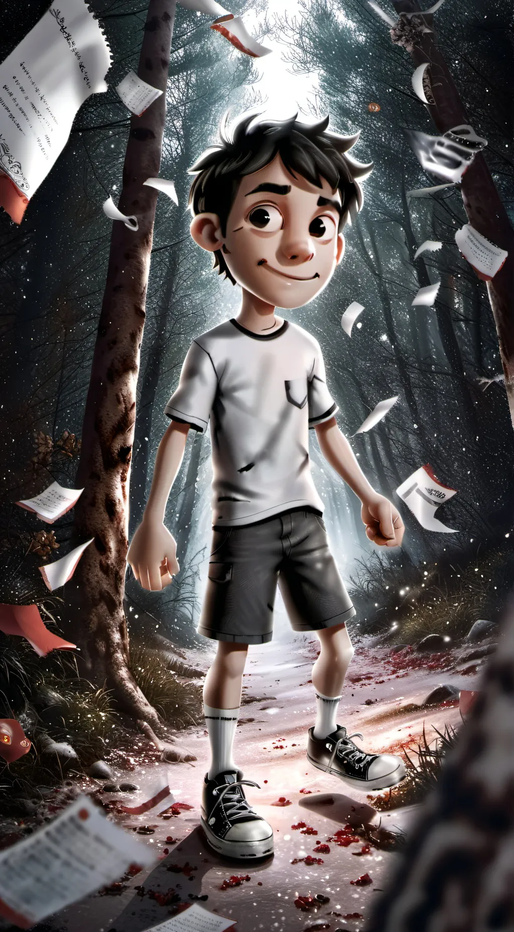 ai character: Evil manny background