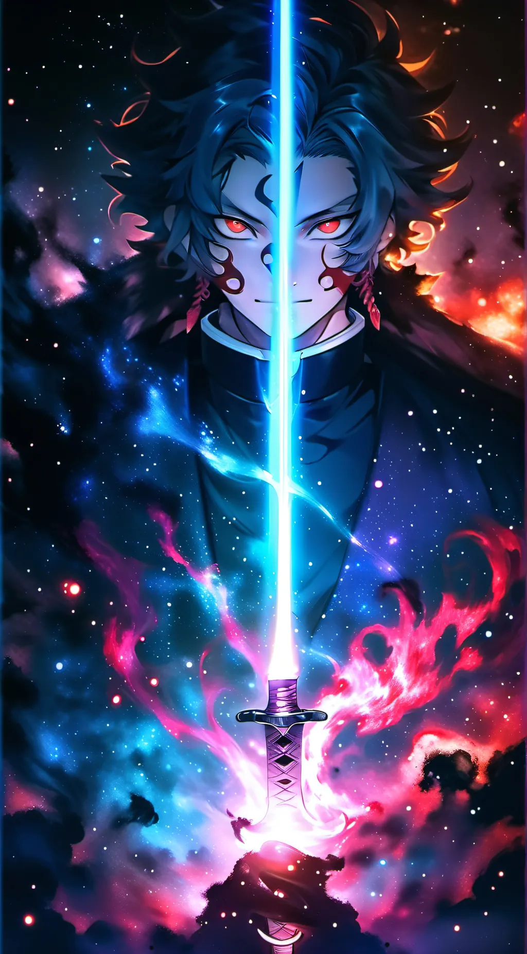 ai character: Demon slayer background