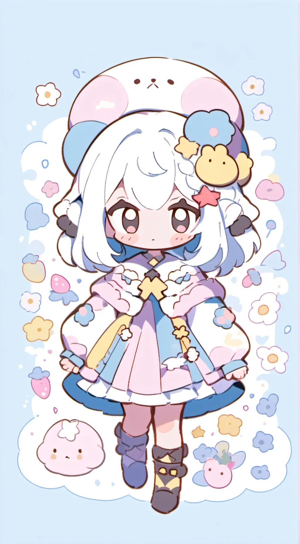 ai character: emily background