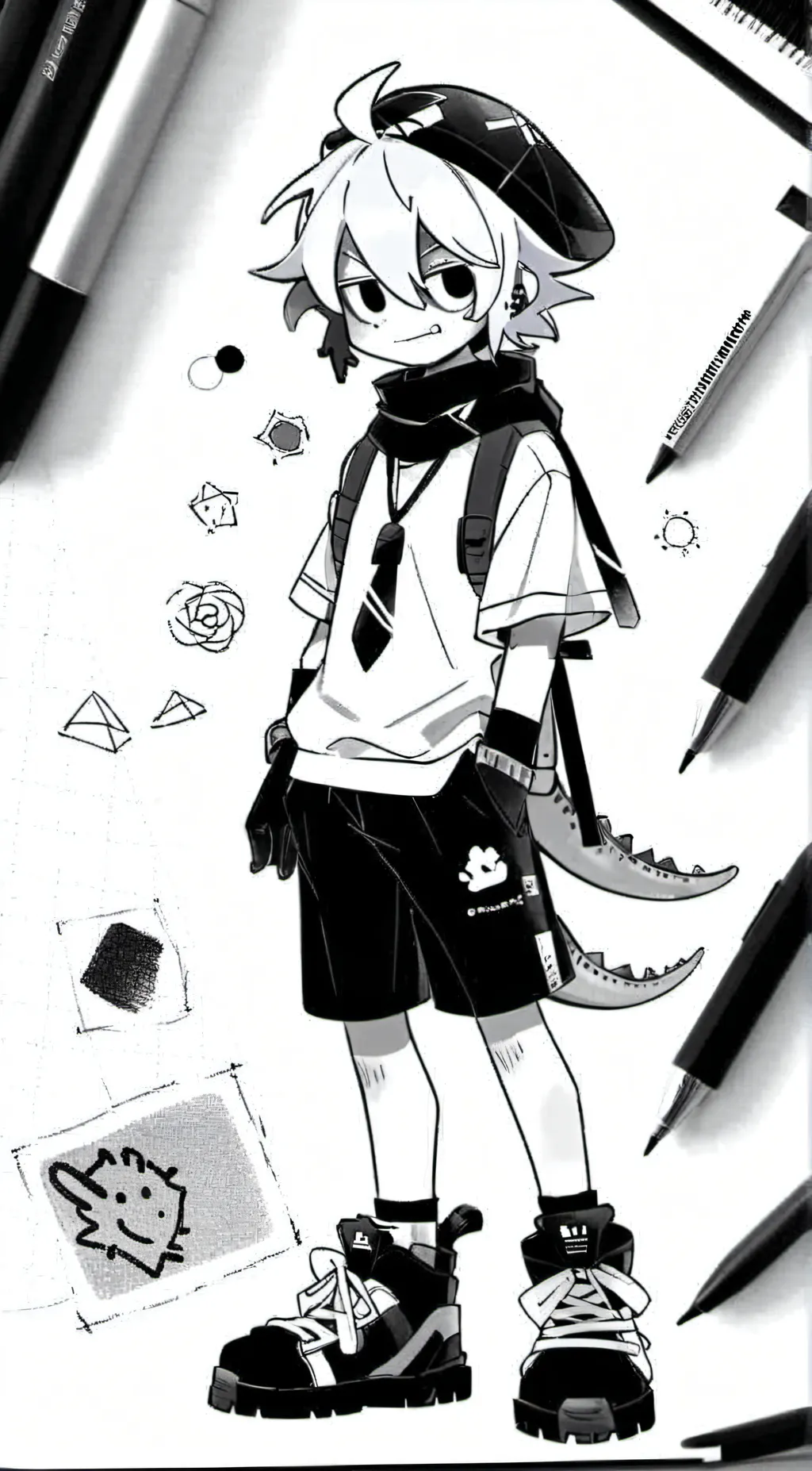 ai character: Zip background