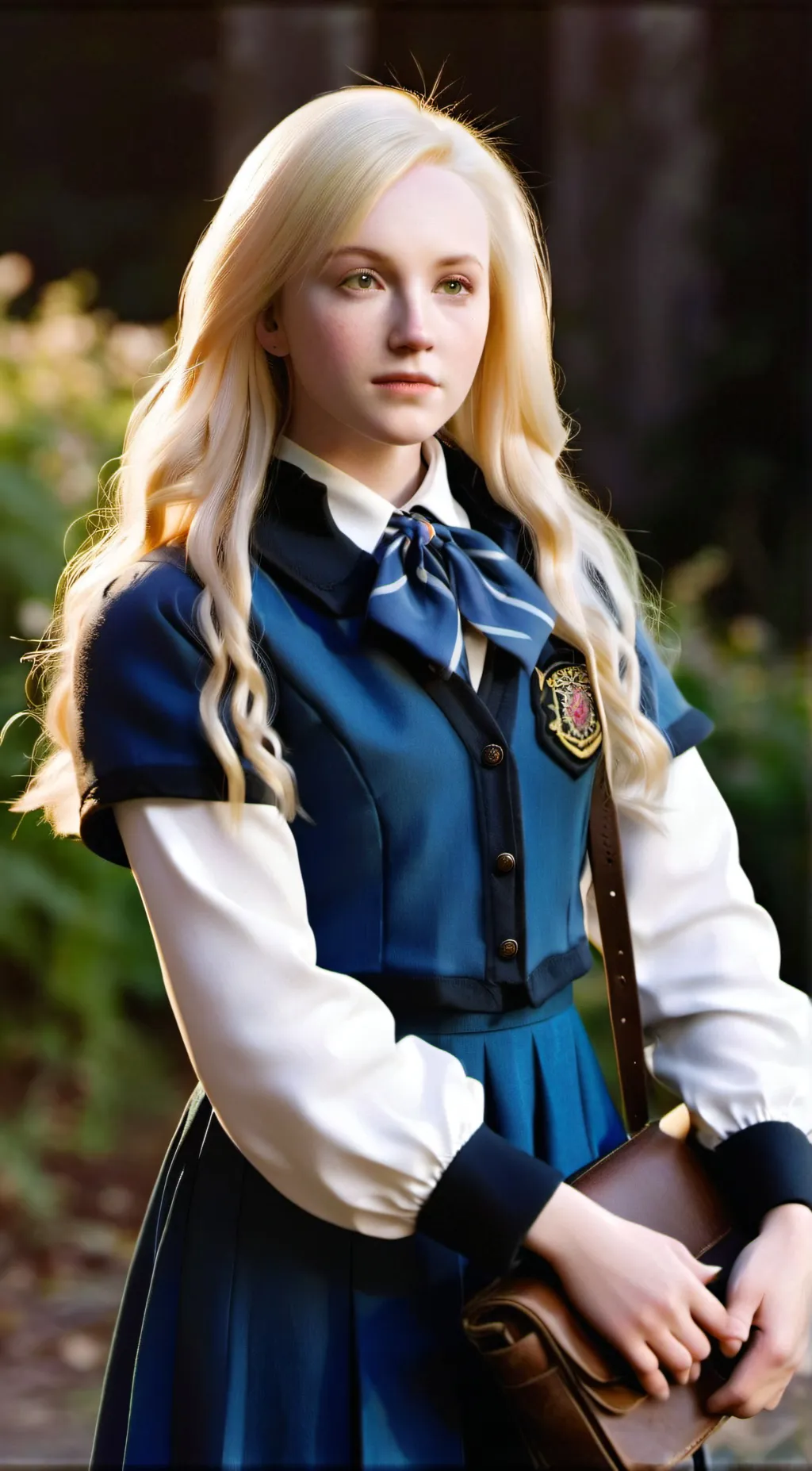 ai character: luna Lovegood  background