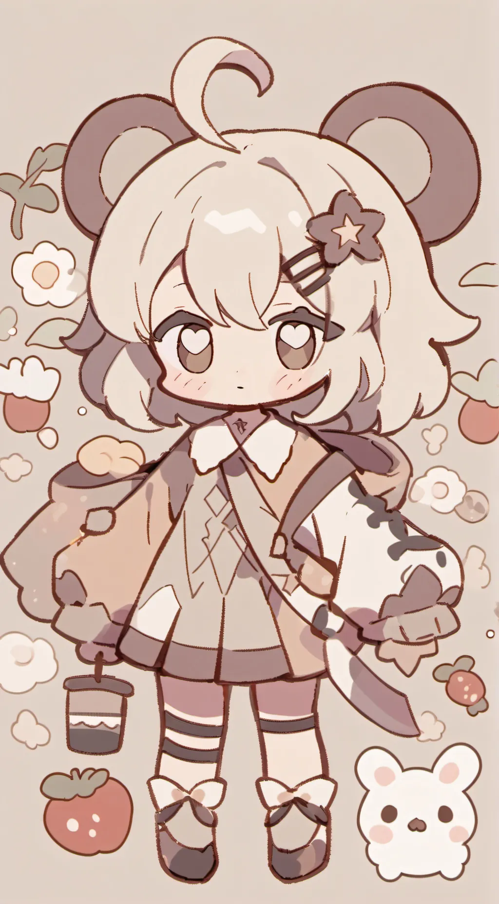 ai character: 🧸🐻 background