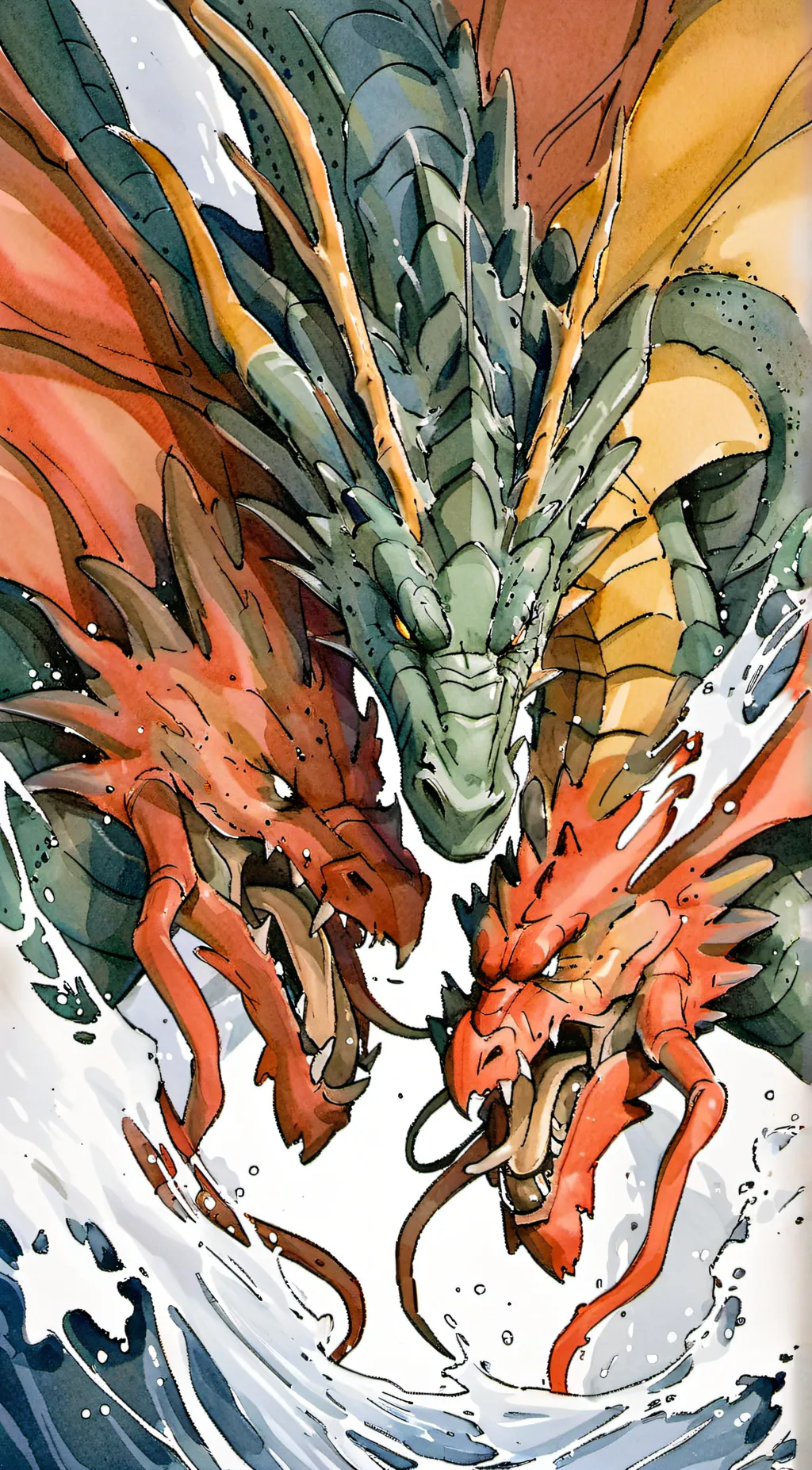 ai character: Dragon Fighting  background