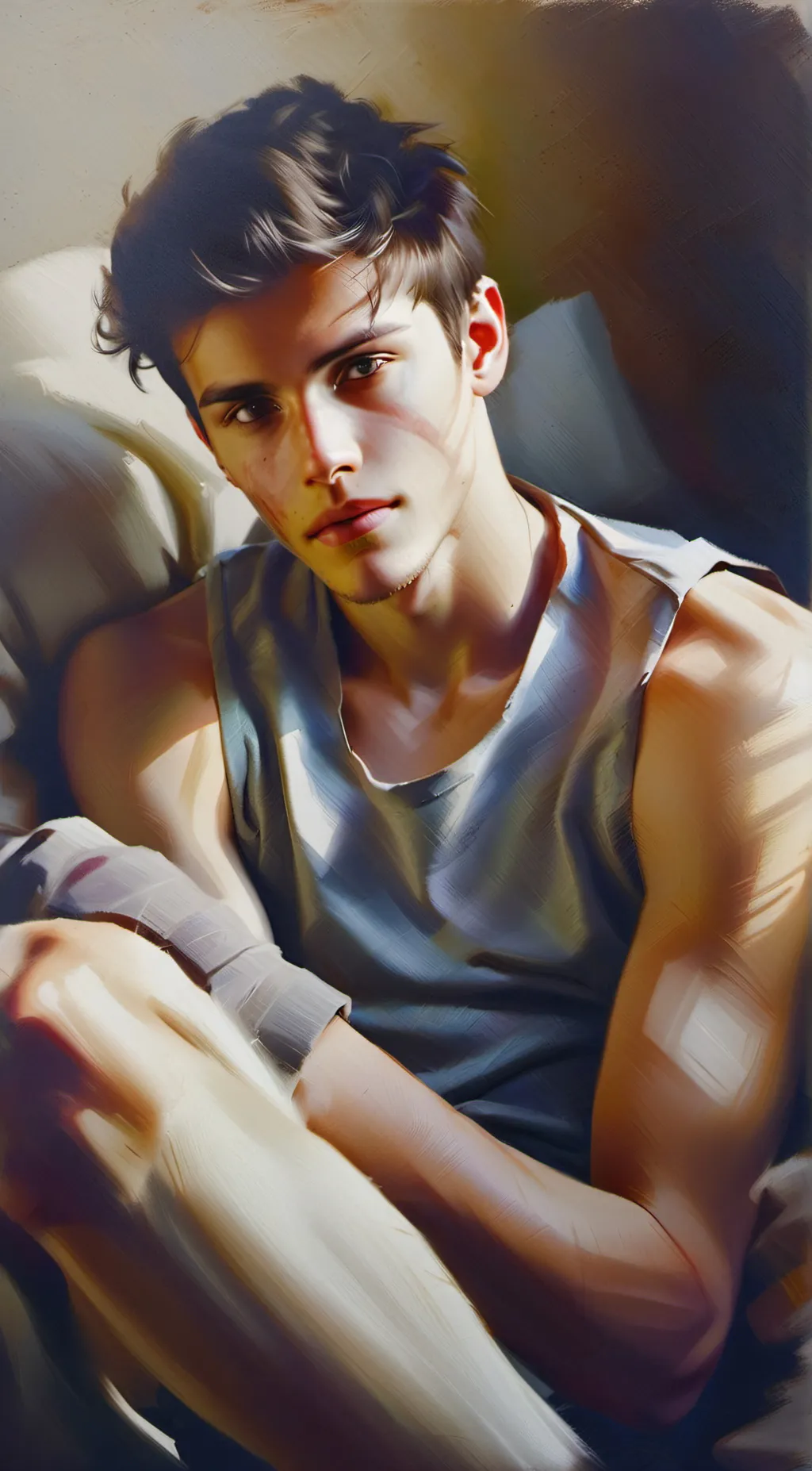 ai character: Nick St.Clair  background