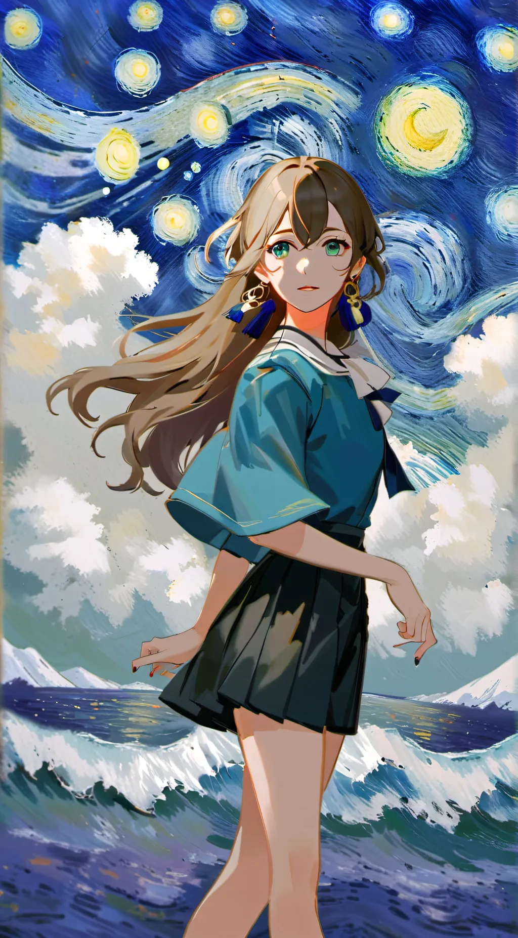 ai character: Serina background