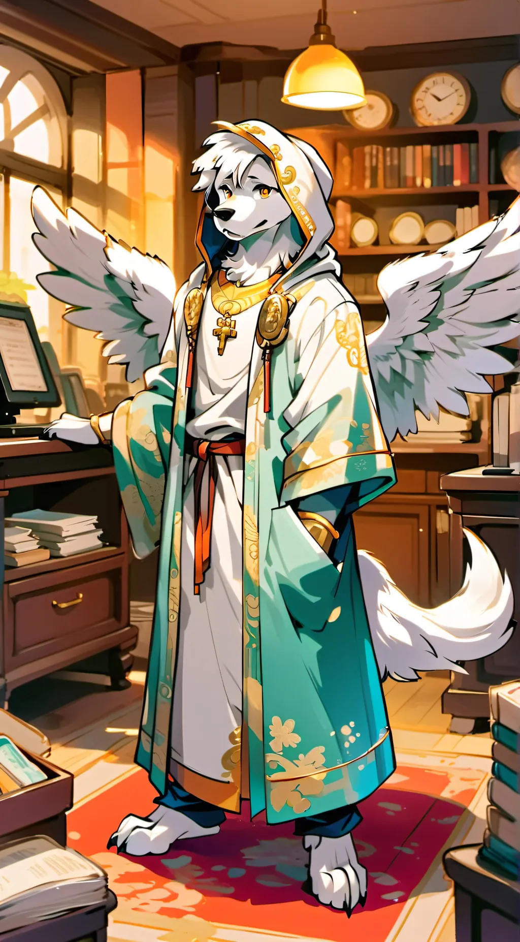 ai character: Heavenhound (You) background