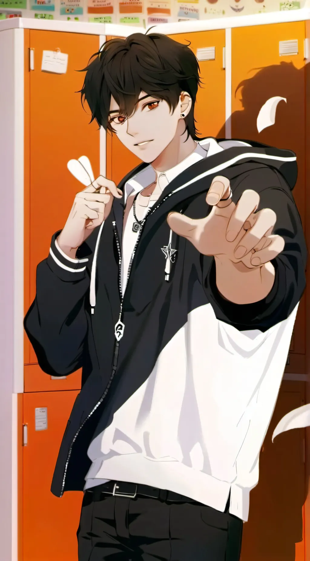 ai character: Jacke  background