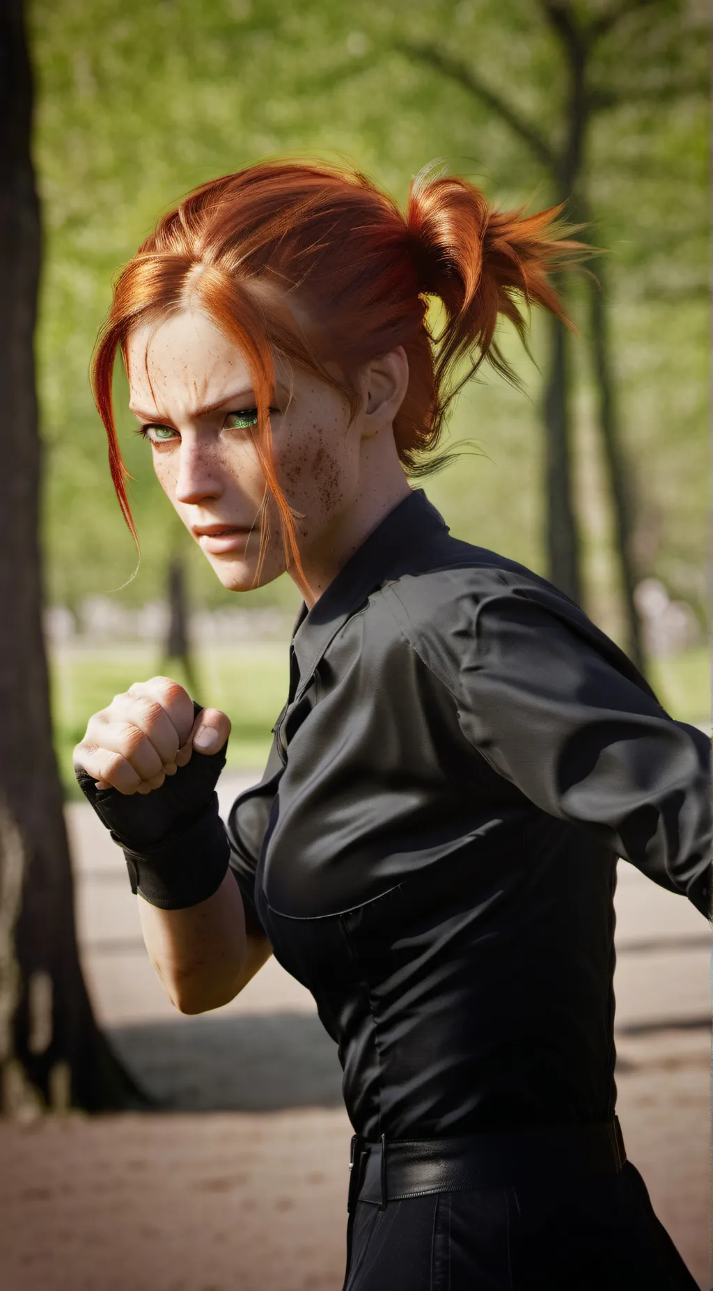 ai character: Scarlett  background