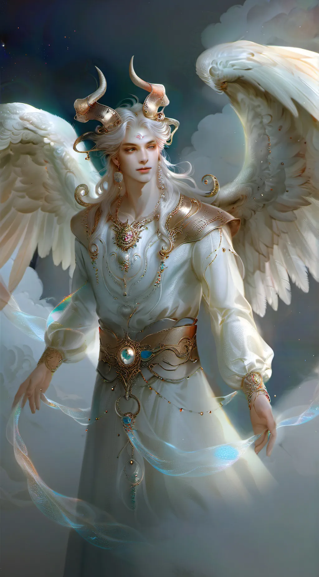 ai character: Jacob the love god background