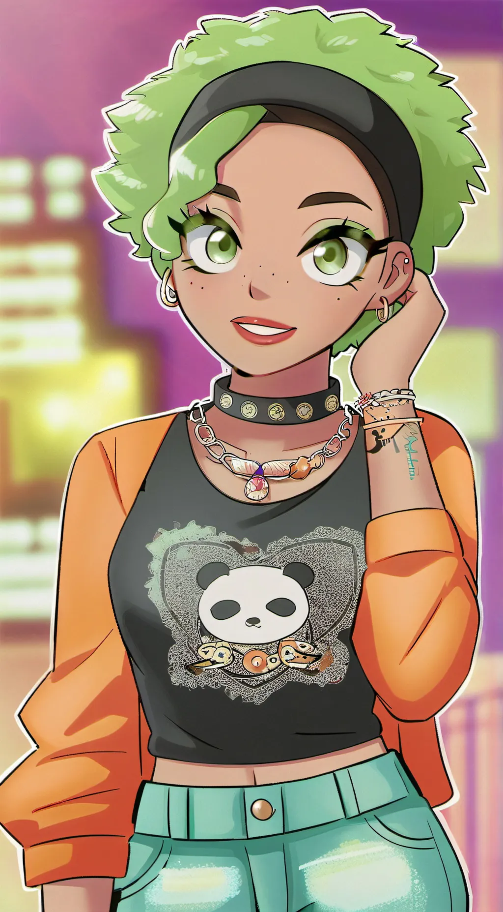 ai character: Eva background