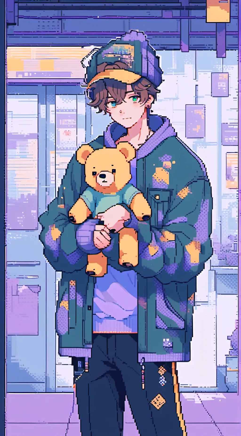 ai character: Evan Afton 😔  background