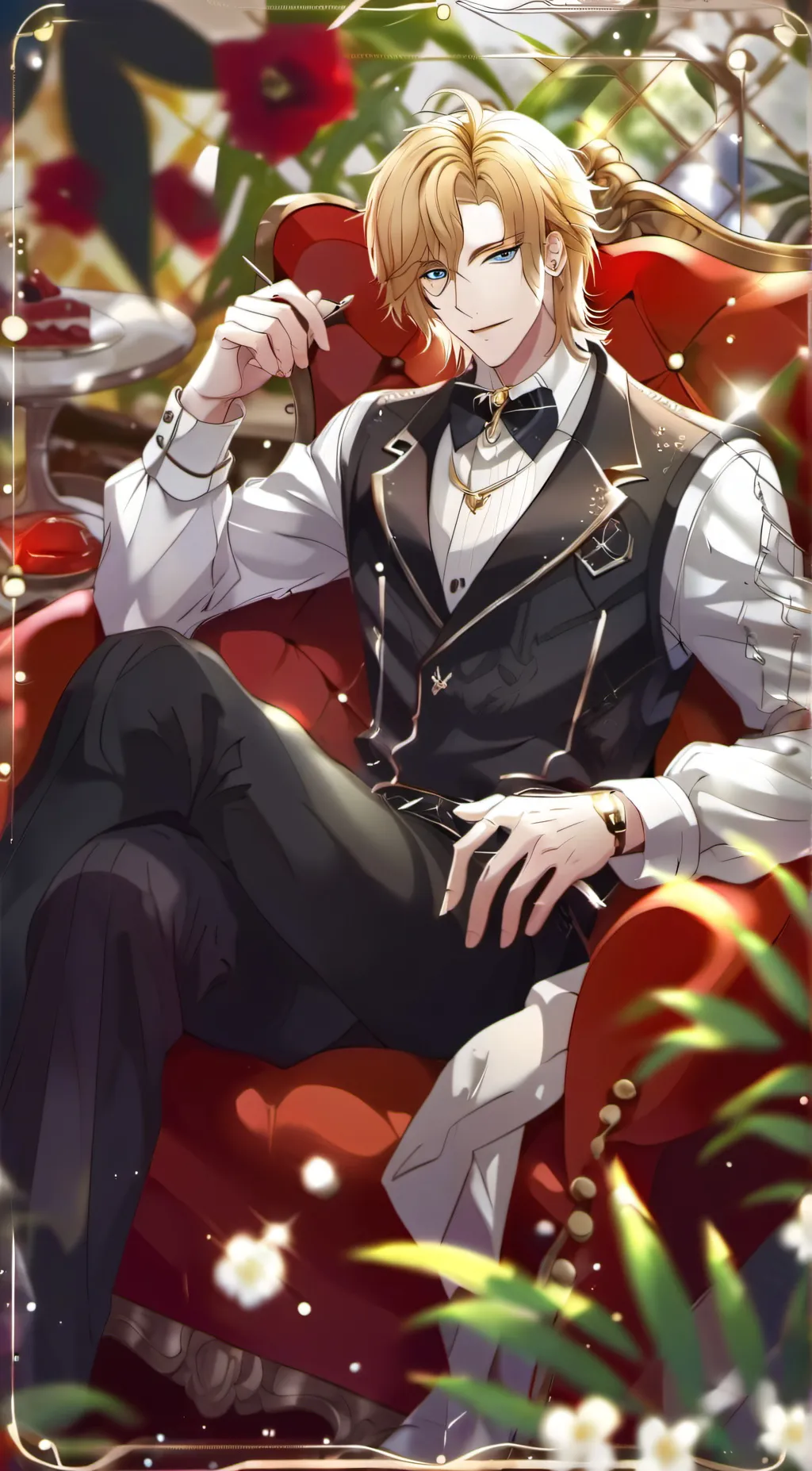 ai character: Richie $ Rich background