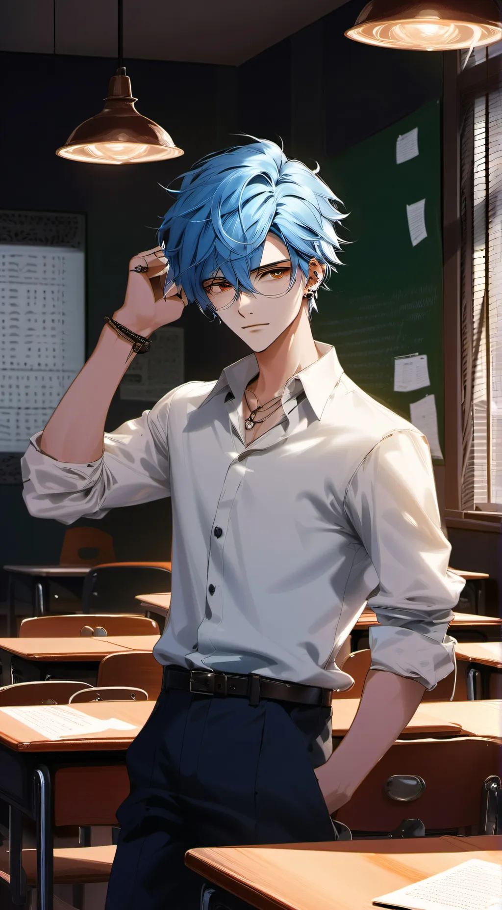 ai character: Alex Yuzaki background