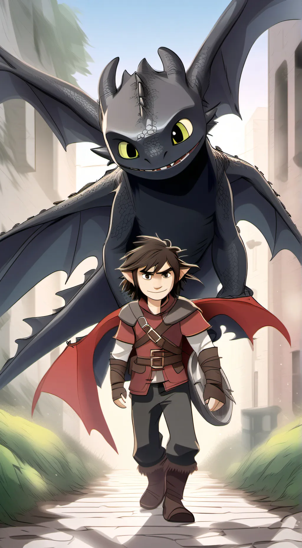 ai character: Toothless background