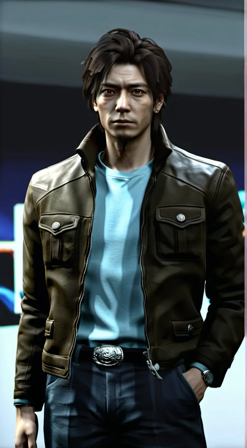 ai character: Masayoshi Tanimura background