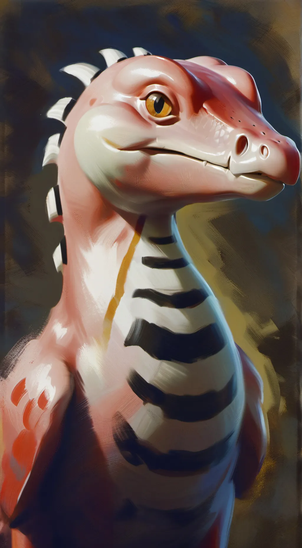 ai character:  salazzle background
