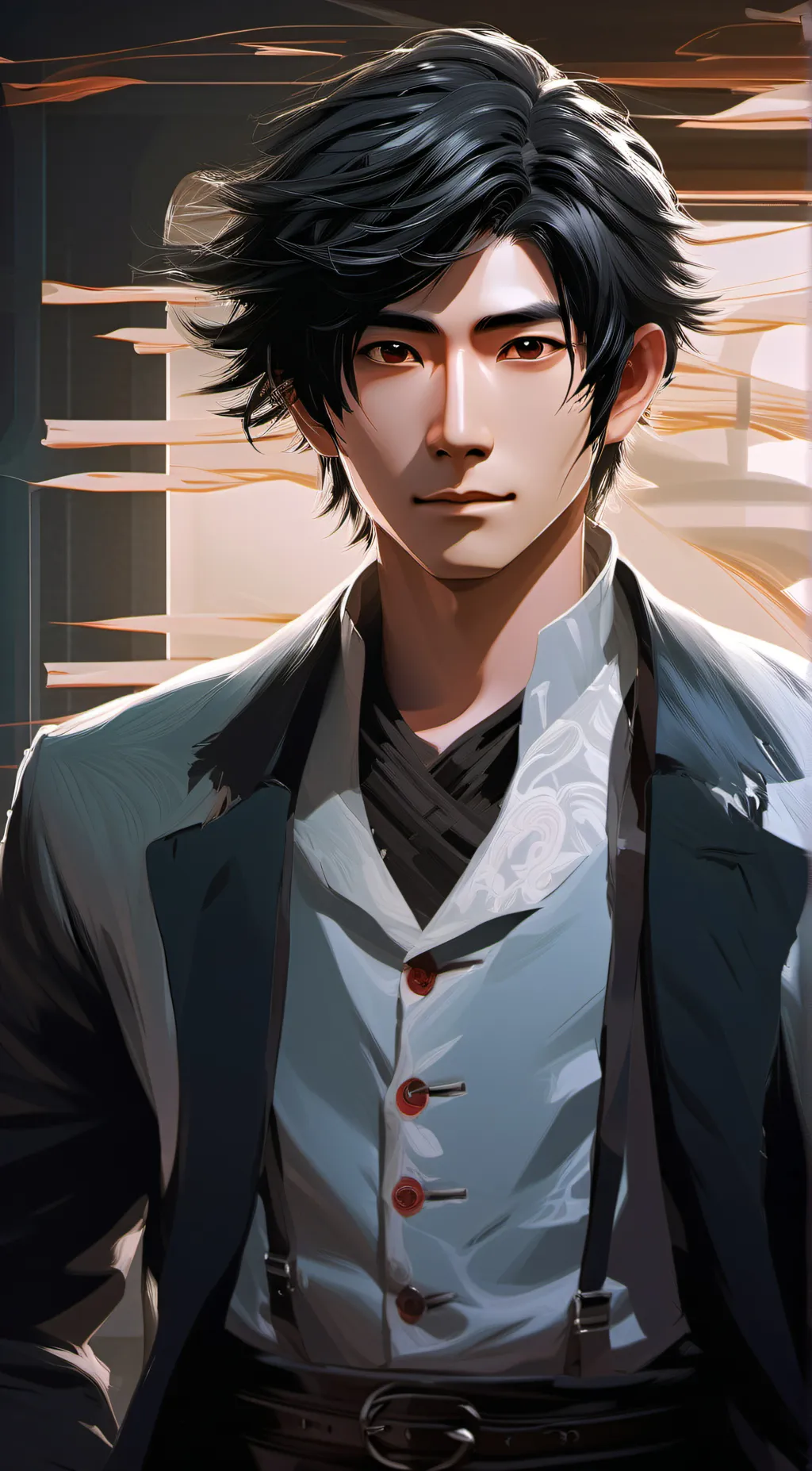 ai character: Kaiju no 8 background